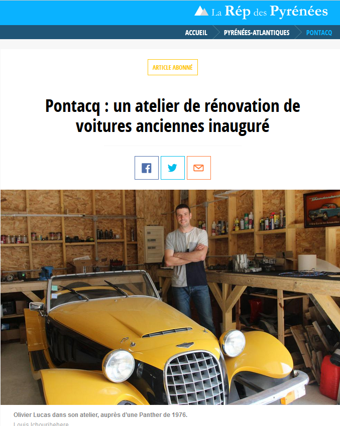 Article de presse locale sur l'Atelier des Belles Endormies
