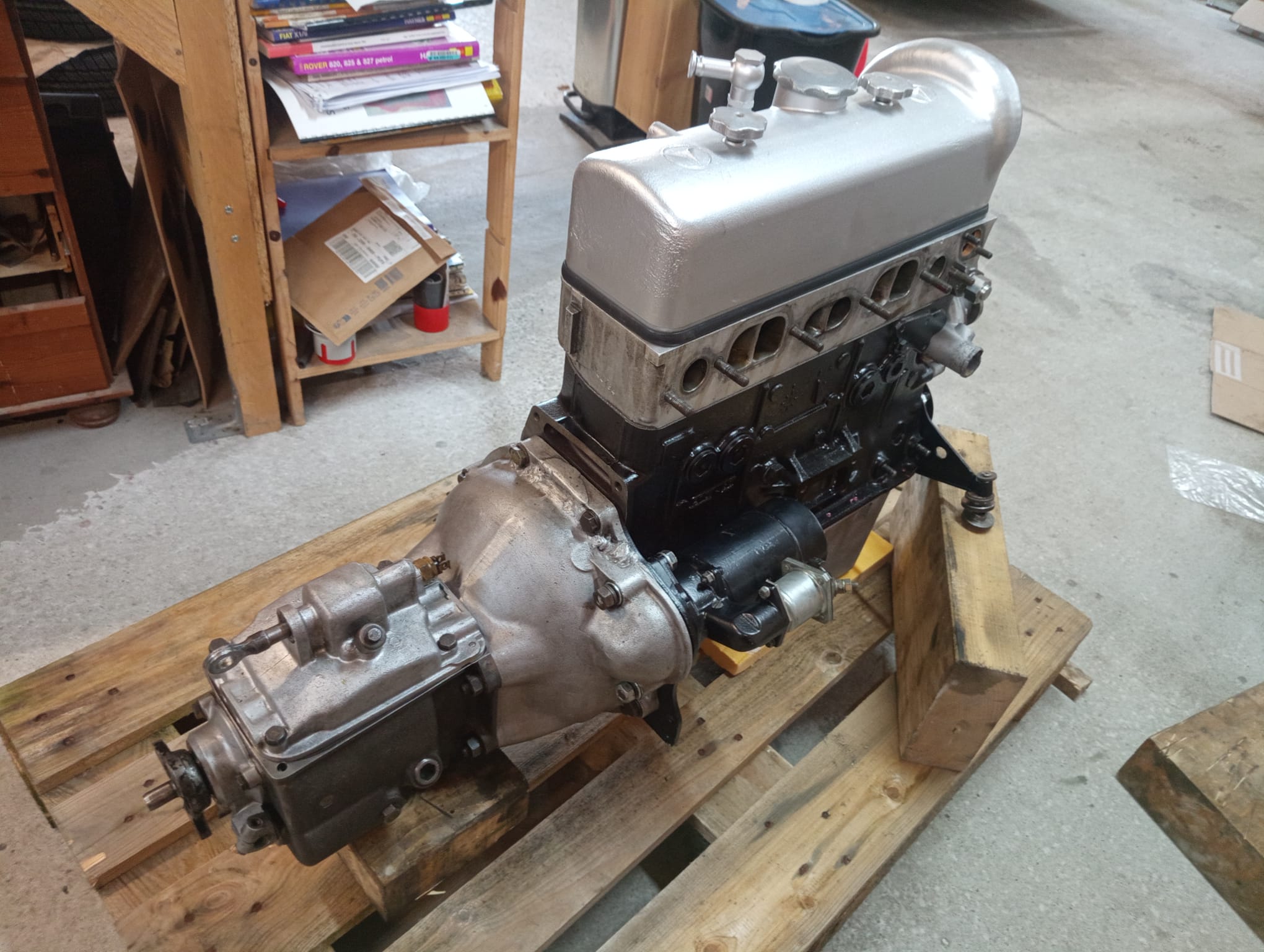 Moteur ancien refait à neuf par l'Atelier des Belles Endormies