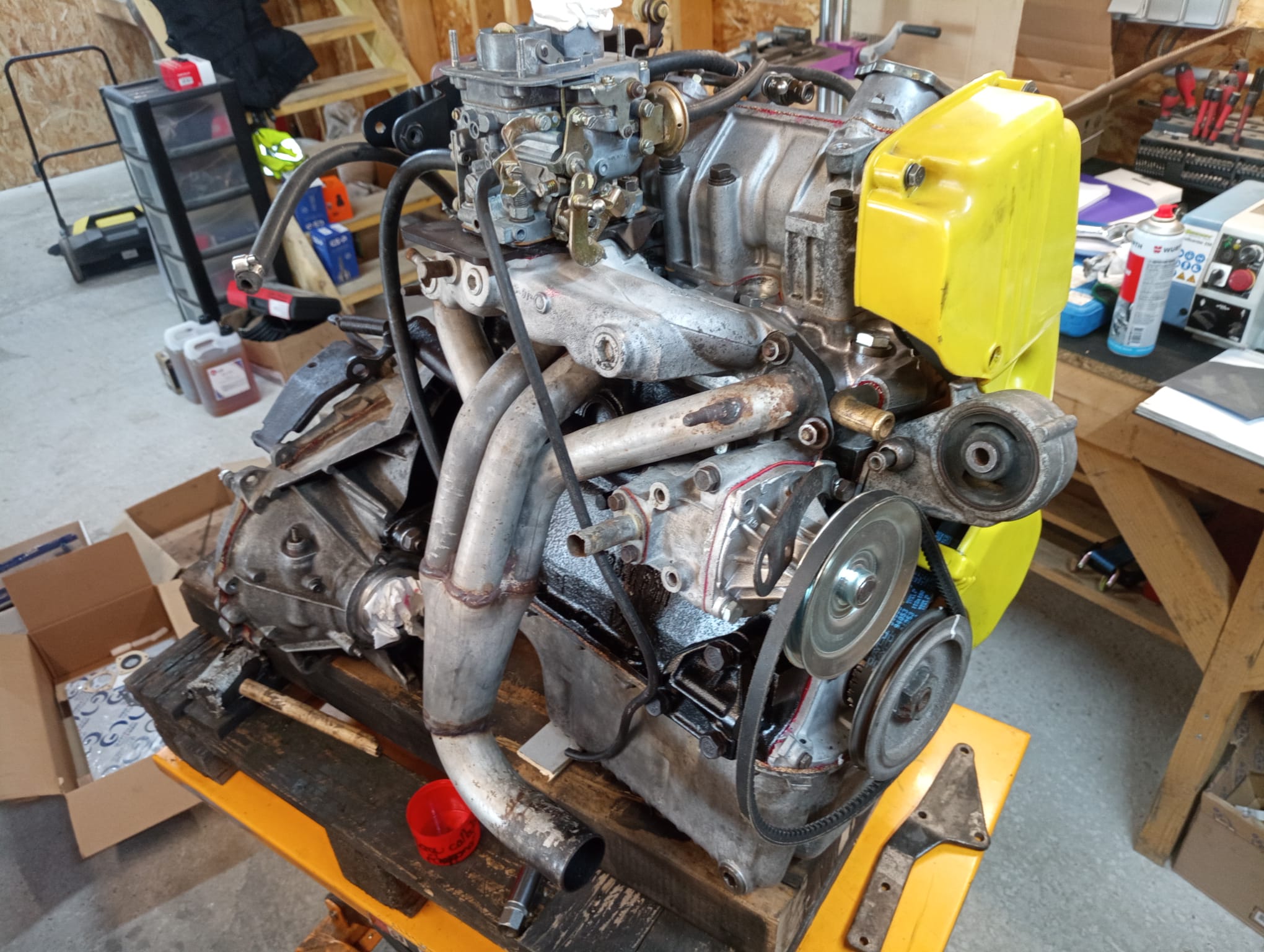 Détail moteur remis en état